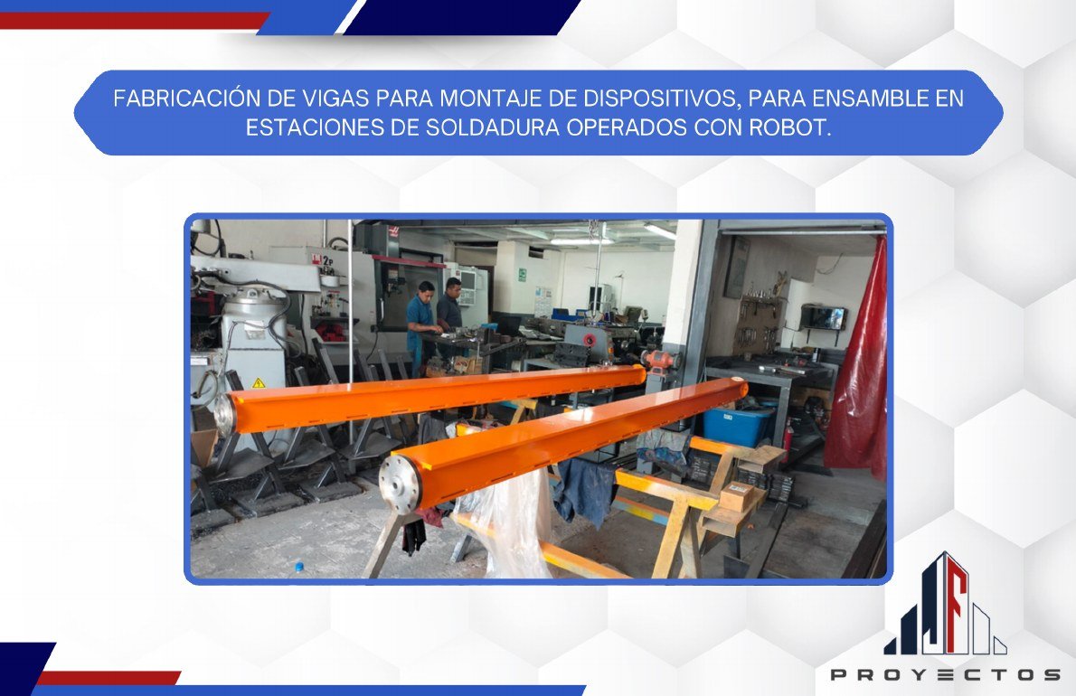 Vigas para montaje de dispositivos